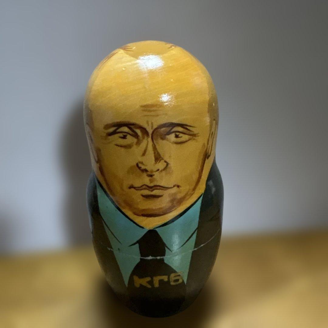 【ロシア土産】2008年購入 歴代大統領マトリョーシカ／レアデザイン