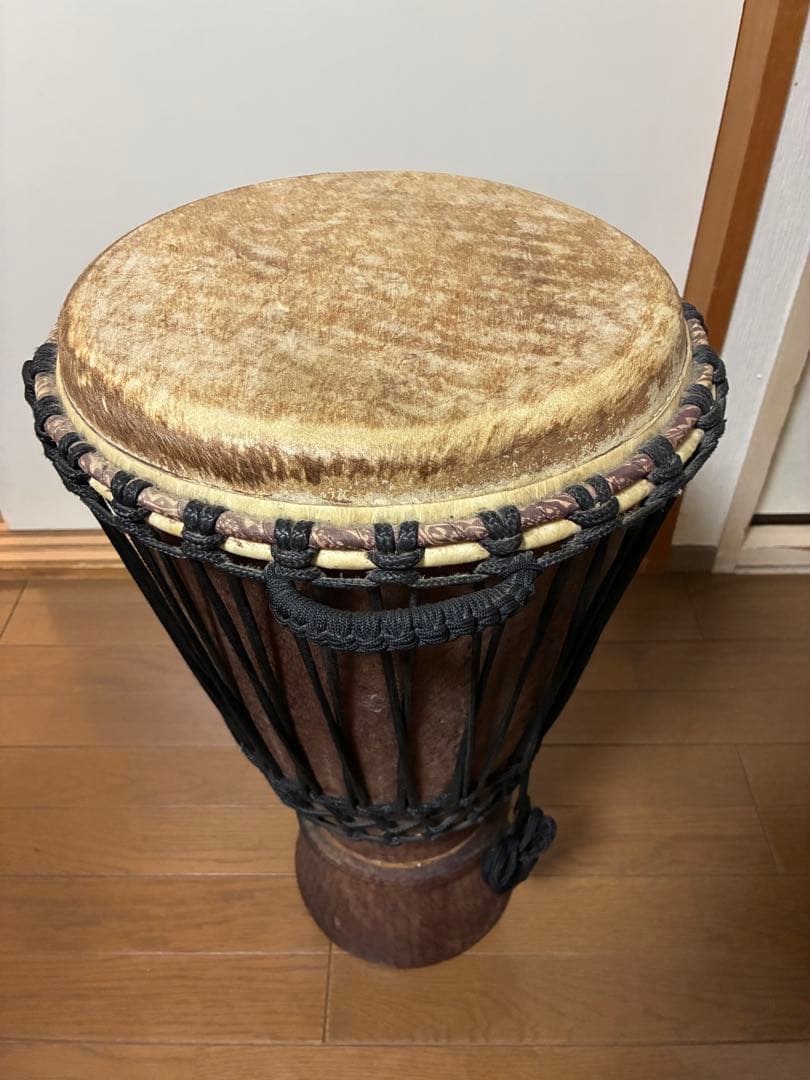 ブガラブー アフリカ (参考:ジェンベ、ジャンベ、コンガ、ブガラブ) ケース付き