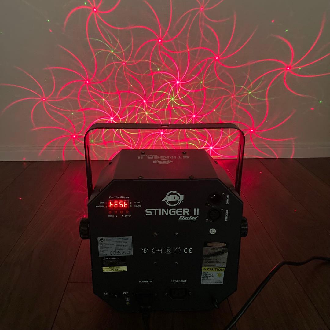 ◎状態良好 AMERICAN DJ STINGERII ムーンフラワーエフェクト