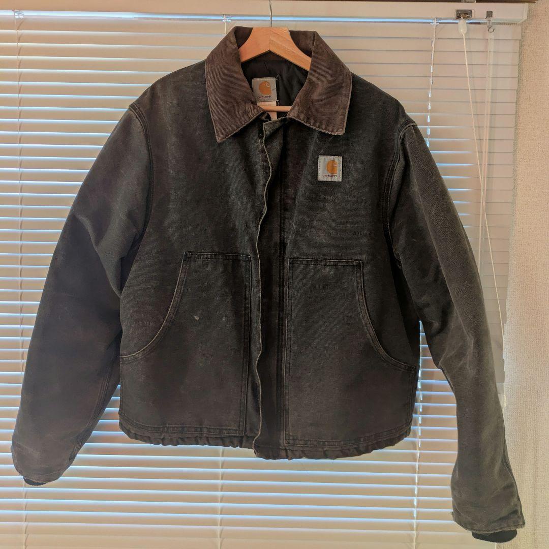 Carhartt トラディショナルジャケット　古着　短丈 ブラック