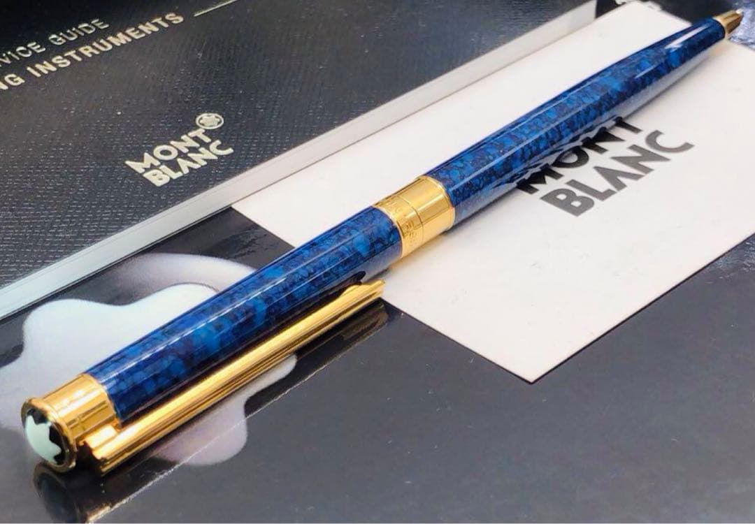 モンブラン　幸運・金運を呼び寄せる！入手困難な逸品のラピスデザイン特別なノブレス