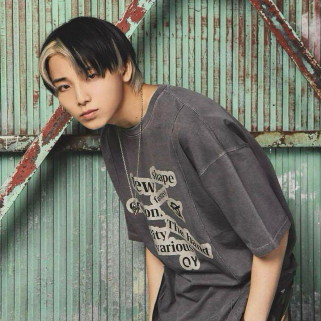 OY PIGMENT PINTUCK LOGO tシャツ　高尾颯斗　ワンエン