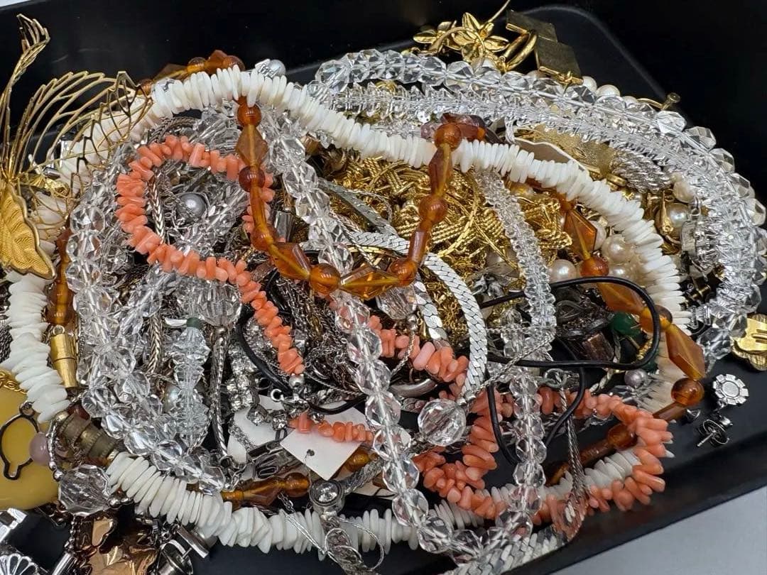 アクセサリー パール 石 ゴールド シルバー まとめ売り