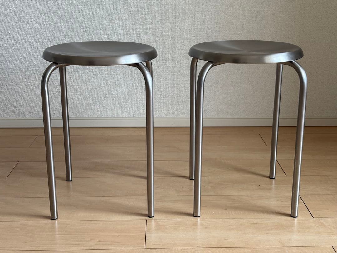 新品　スチールスツール　2つセット