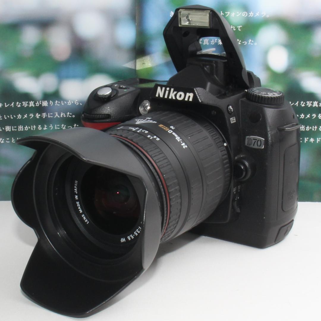 ❤️一眼レフデビューに最適❤️新品カメラバッグ付き❤️Nikon D70❤️
