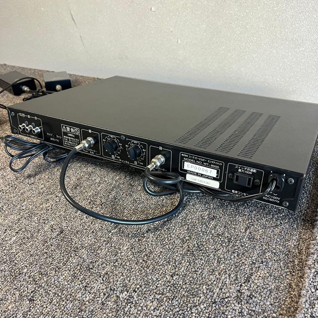 A58美品✨ BMB ワイヤレスマイクレシーバー カラオケ機器