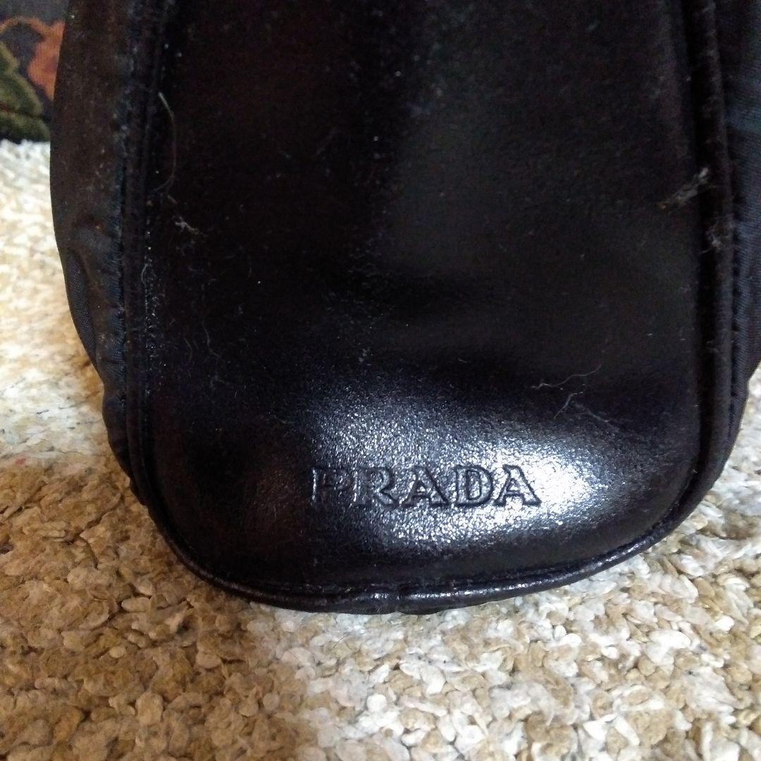 ビターチョコ様PRADA ブラック ナイロン ハンドバッグ