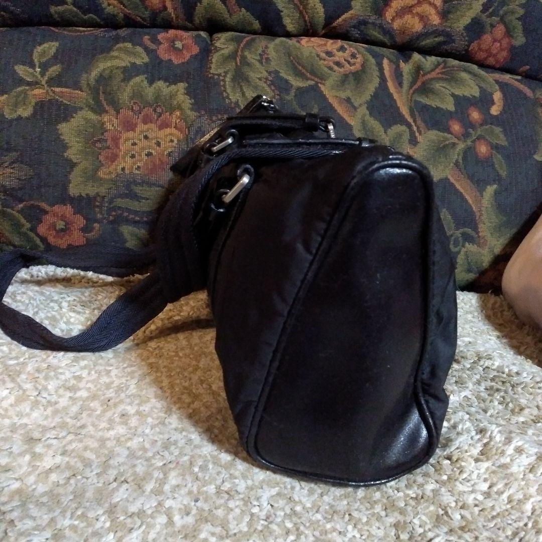 ビターチョコ様PRADA ブラック ナイロン ハンドバッグ