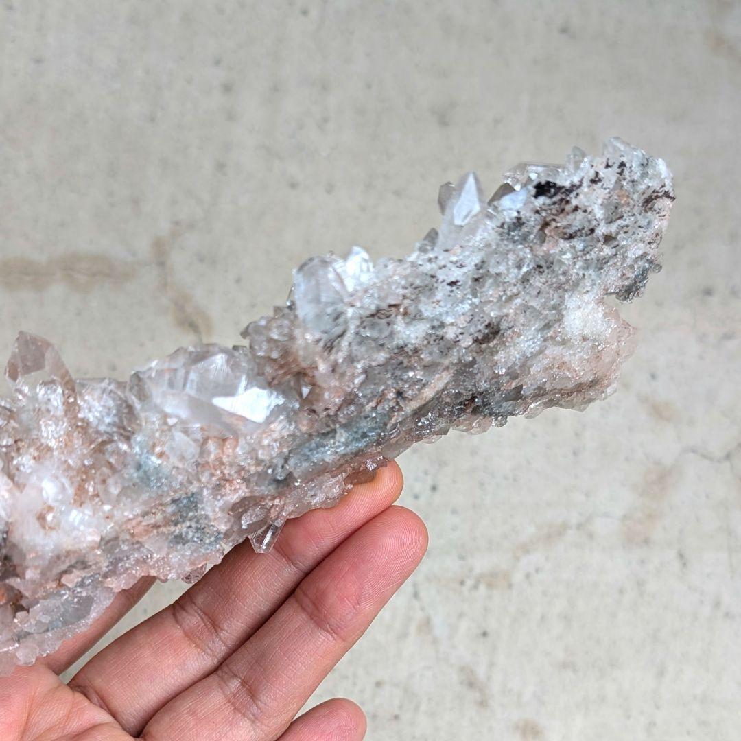 【高品質】ヒマラヤ水晶　マニカラン　クラスター　ハイクオリティ　インテリア