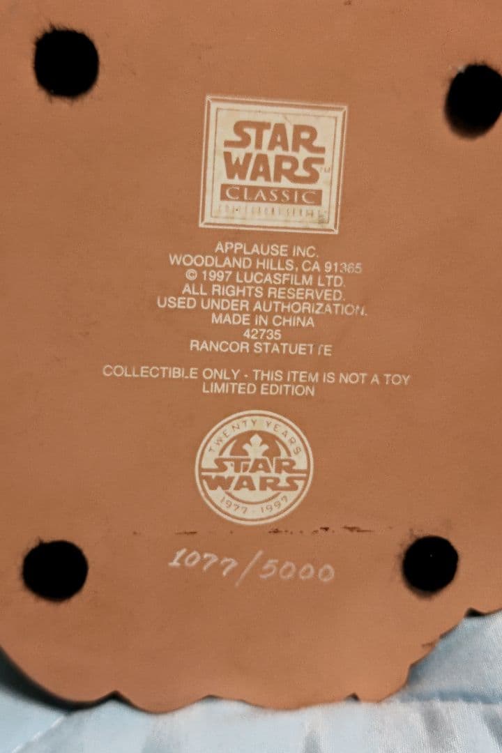 スターウォーズ　ランコア　ミニスタチュー5000体限定品　アプローズ社製