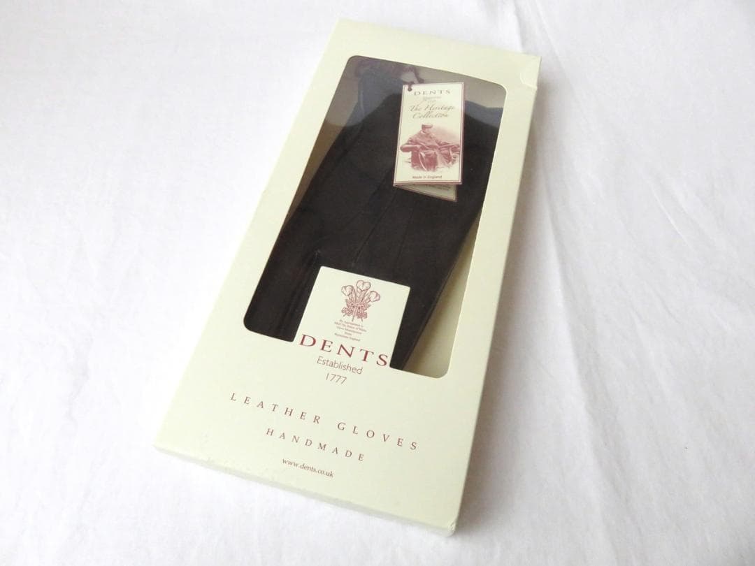 デンツ Milton レザーグローブ ブラック 8 アンラインド 英国製 羊革
