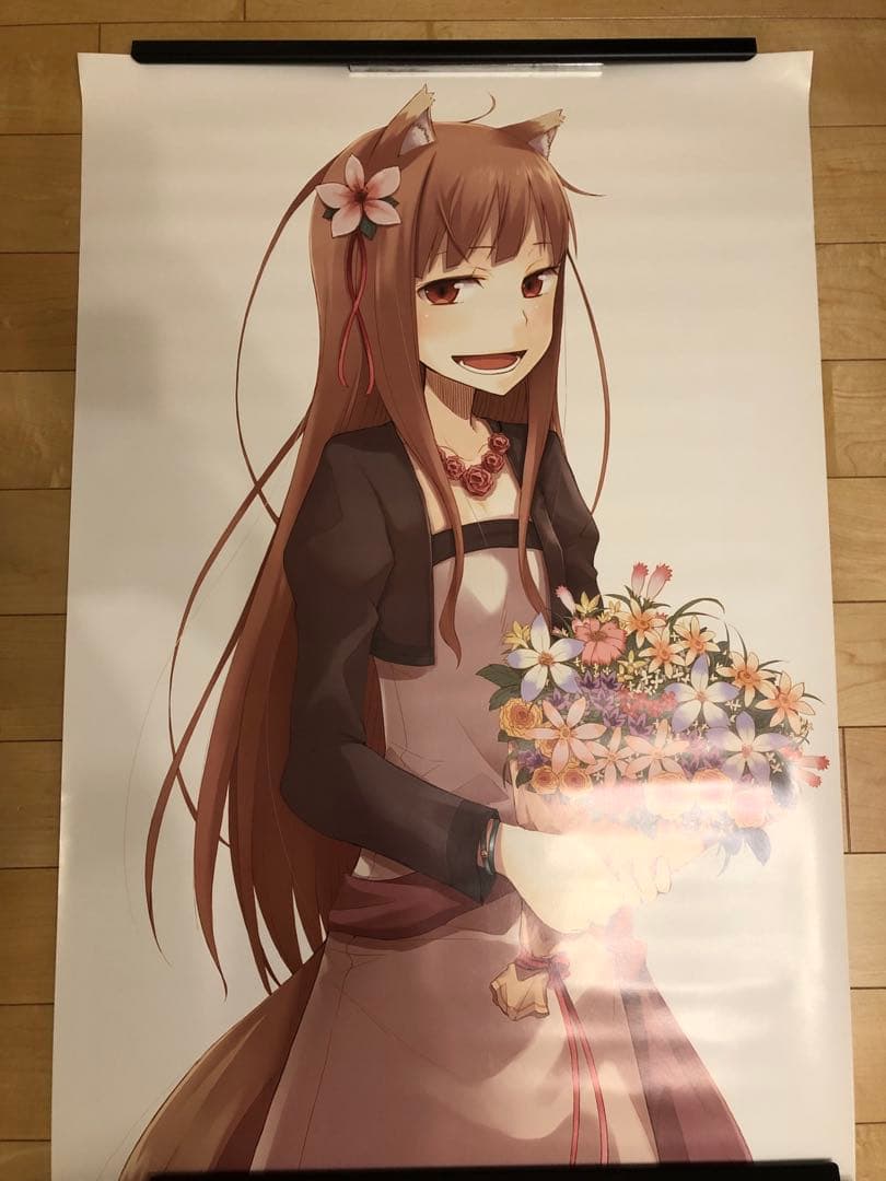 【非売品】狼と香辛料 ホロ 文倉 描き下ろし 超特大 ポスター