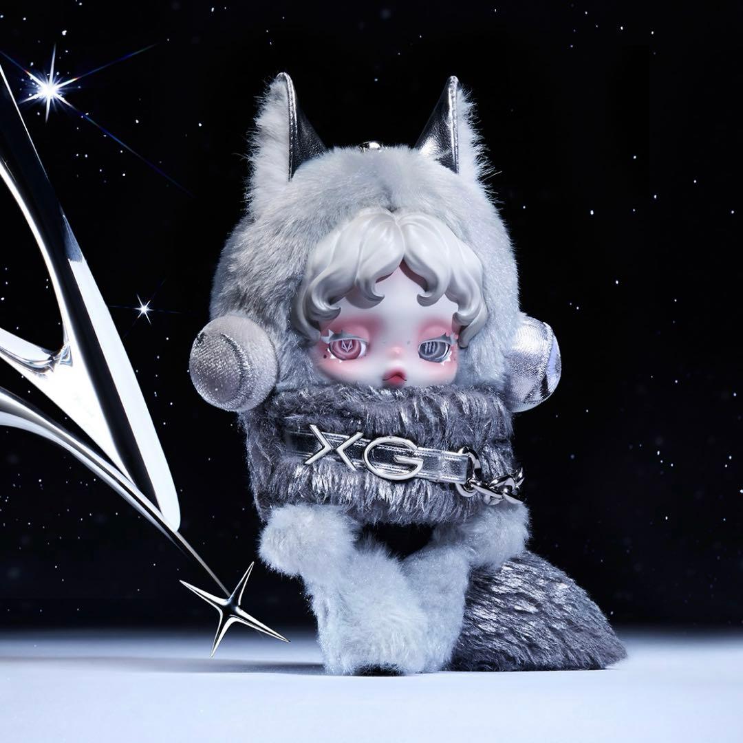 2体 SKULLPANDA × XG ぬいぐるみペンダント スカルパンダ