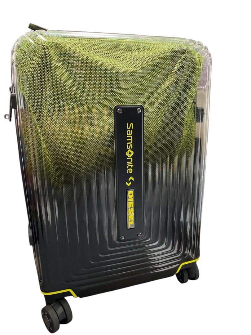 限定サムソナイトDIESELキャリーケース ブラック/グリーン