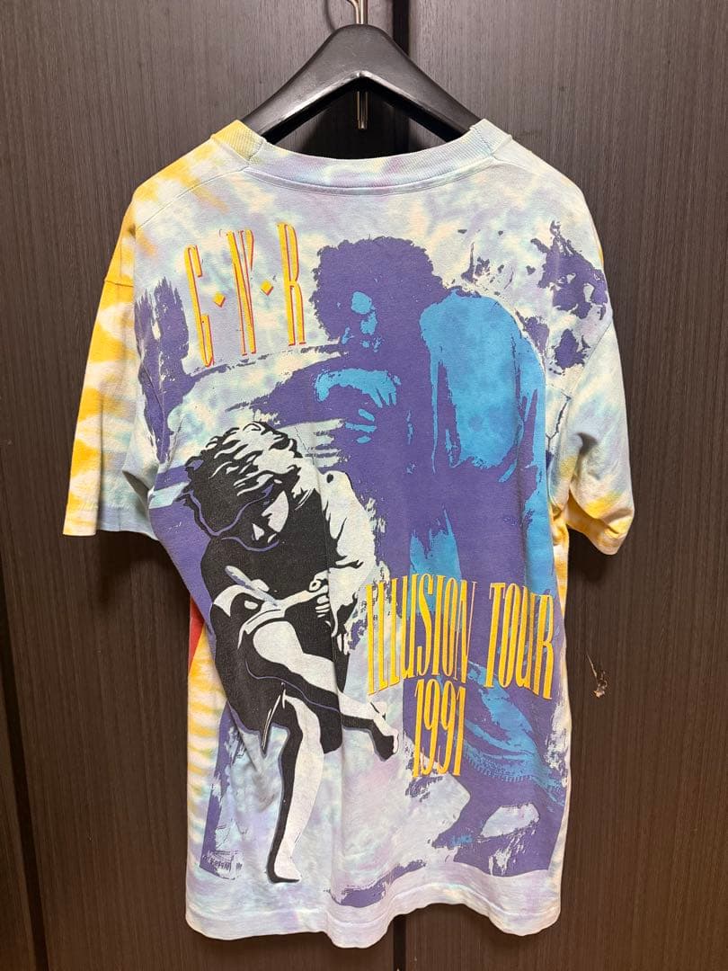 希少　90s ヴィンテージ Guns N' Roses ガンズ タイダイTシャツ