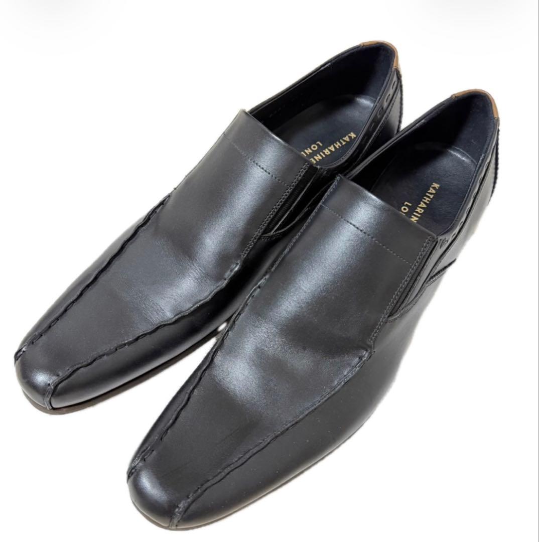 極美品 キャサリンハムネット スリッポン ビジネスシューズ 31670 26.5