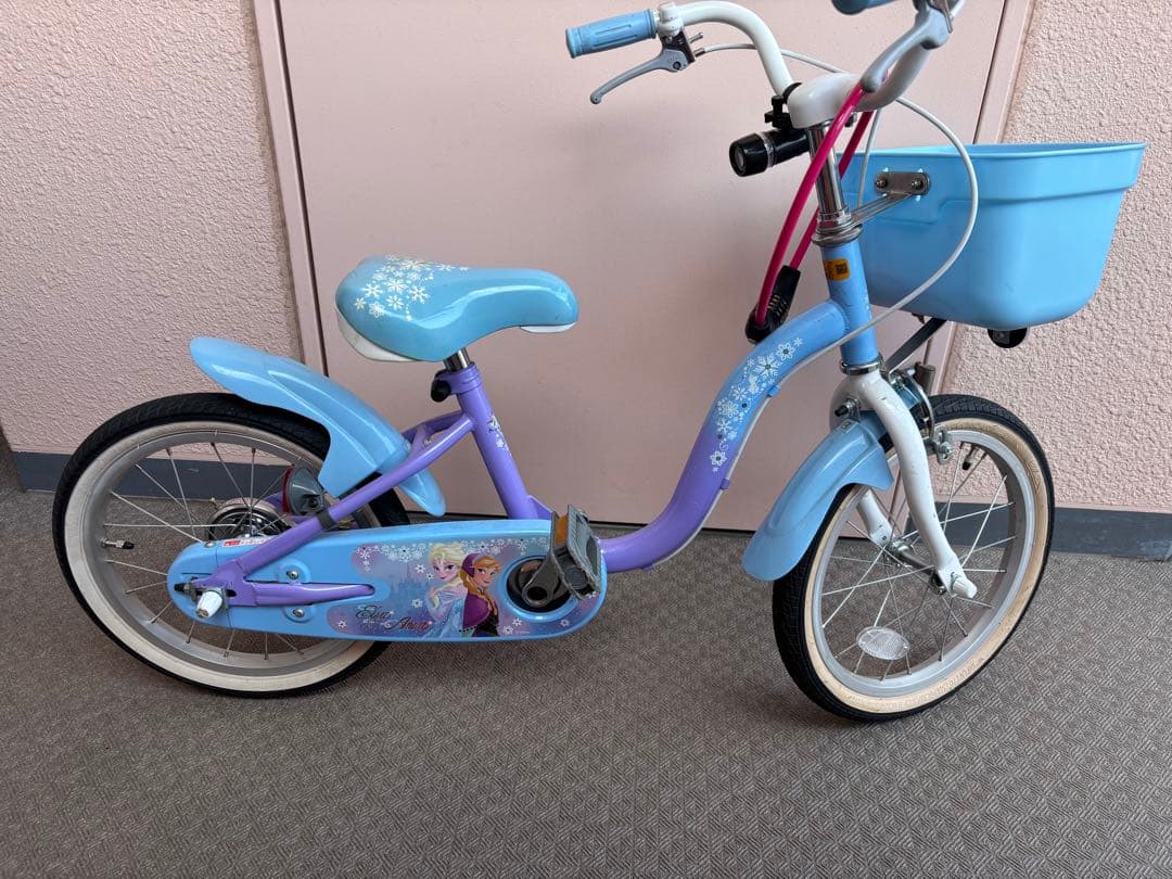 アナと雪の女王 アナ雪 幼児用自転車　引き取り限定