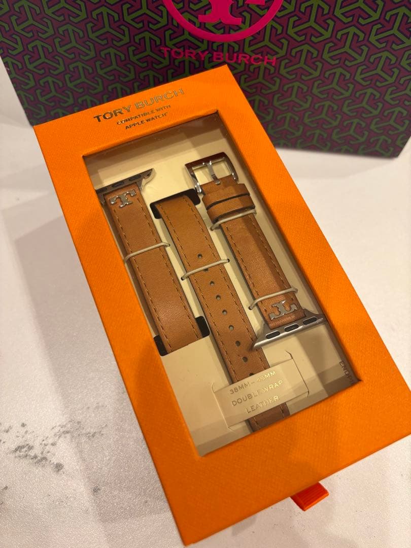 希少‼️ TORY BURCH ⭐️ Apple Watch ダブルラップTバンド⭐️