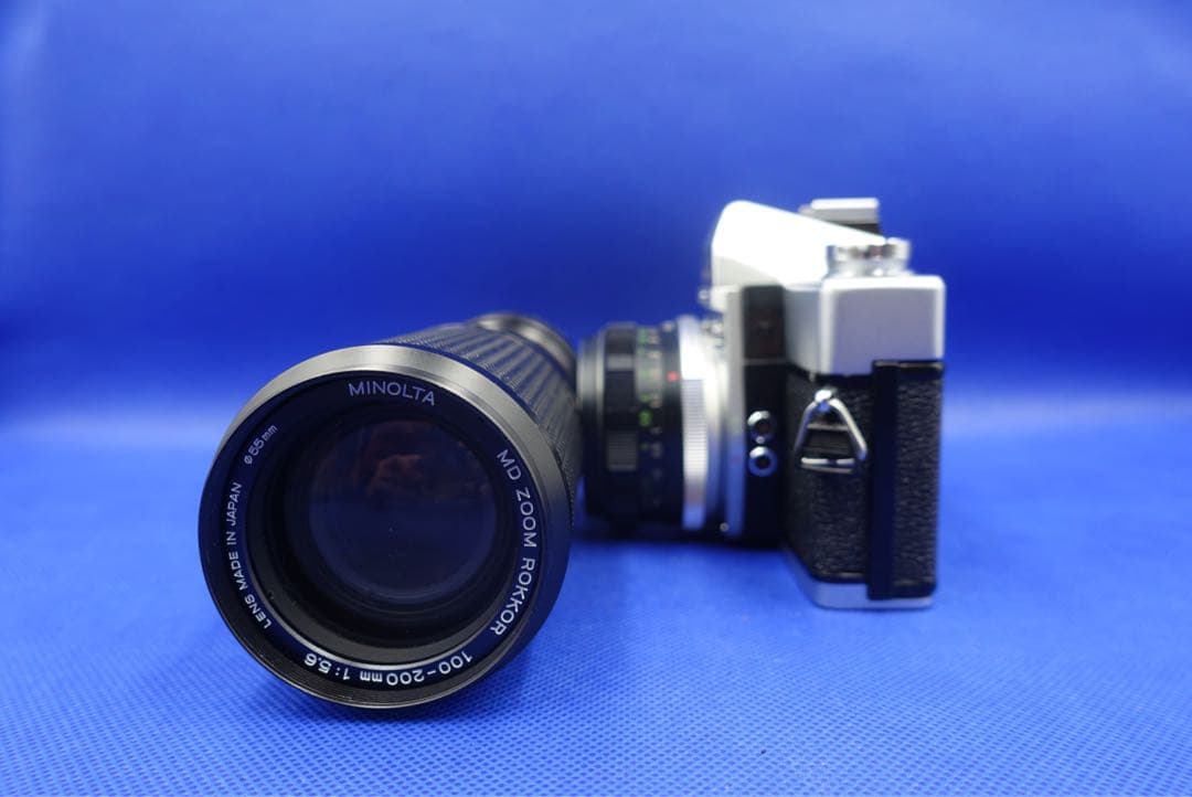 フィルムカメラ MINOLTA SRT101 55mm F1.7 100-200 F5.6