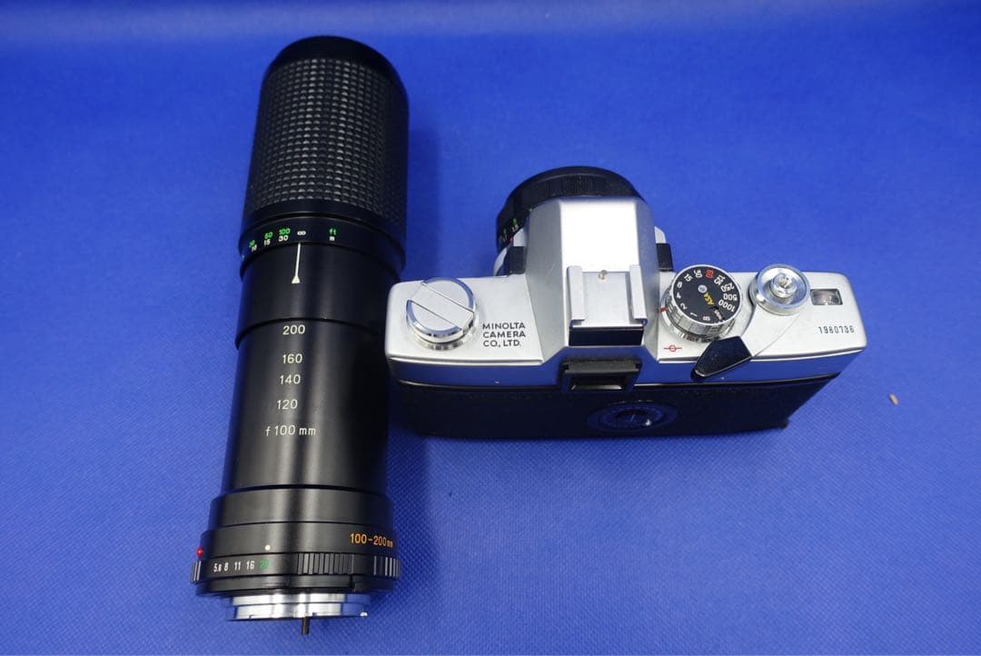 フィルムカメラ MINOLTA SRT101 55mm F1.7 100-200 F5.6