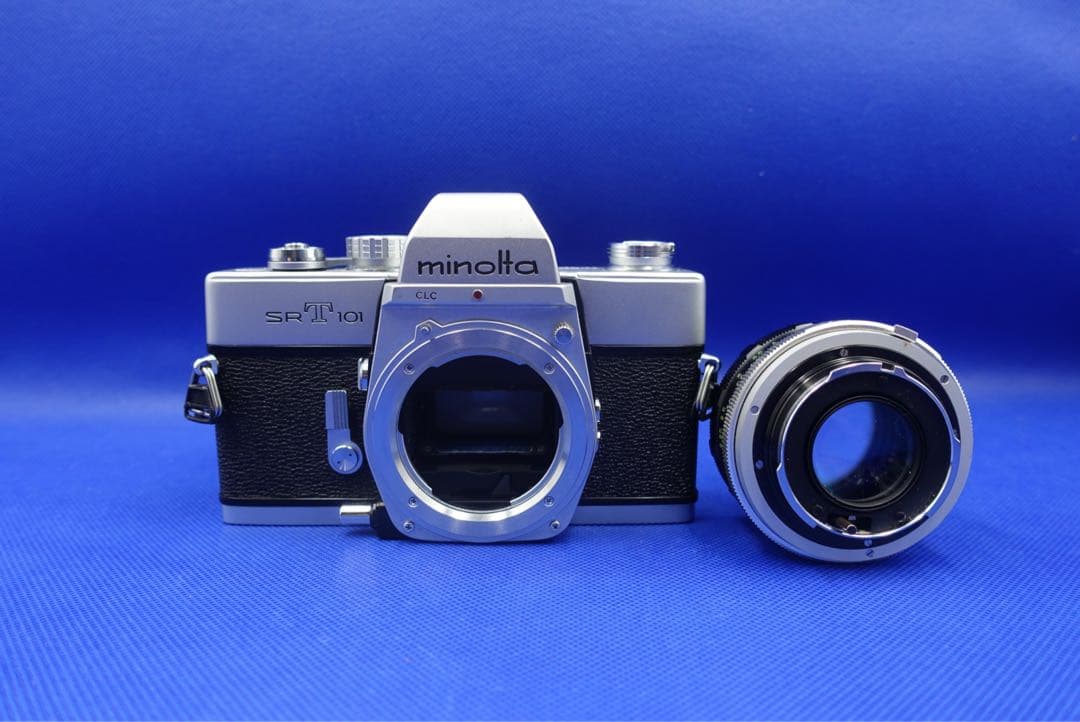 フィルムカメラ MINOLTA SRT101 55mm F1.7 100-200 F5.6