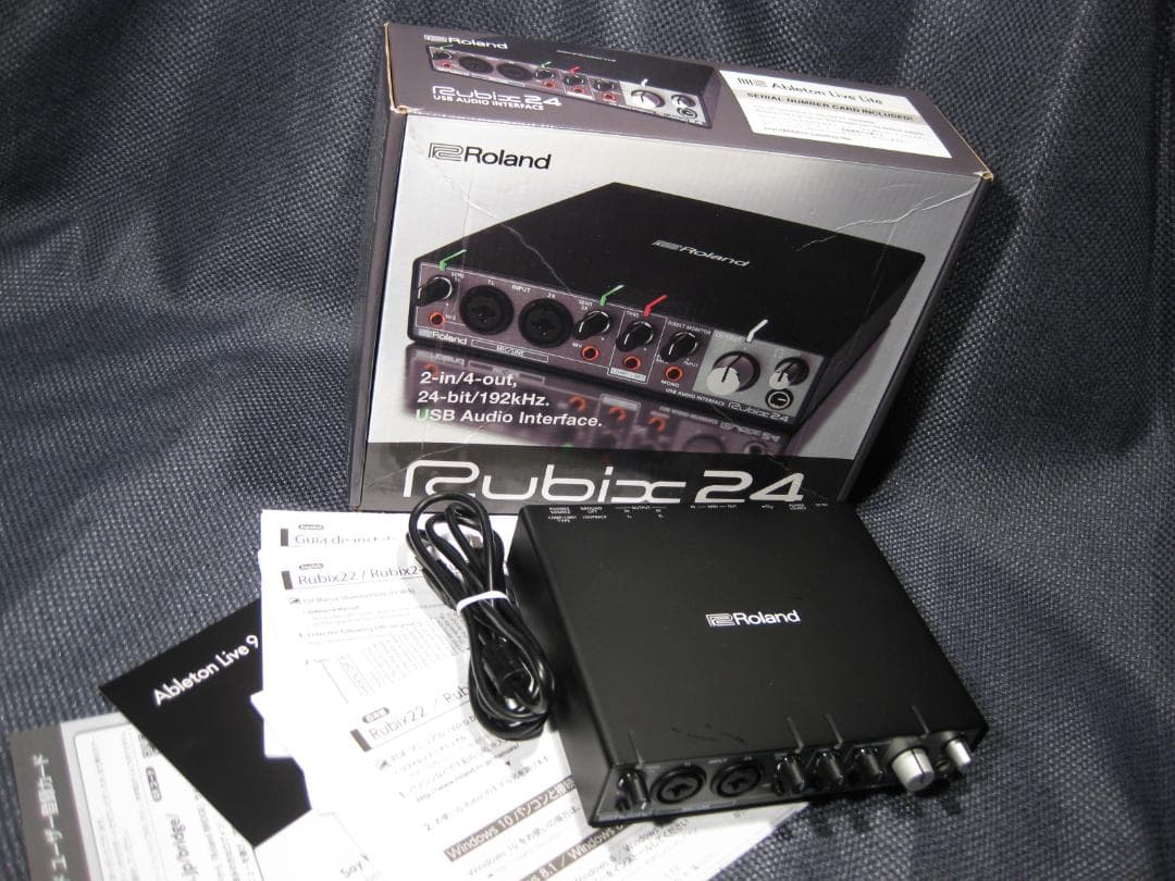 Roland USBオーディオ インターフェース Rubix24 DTM 動作品