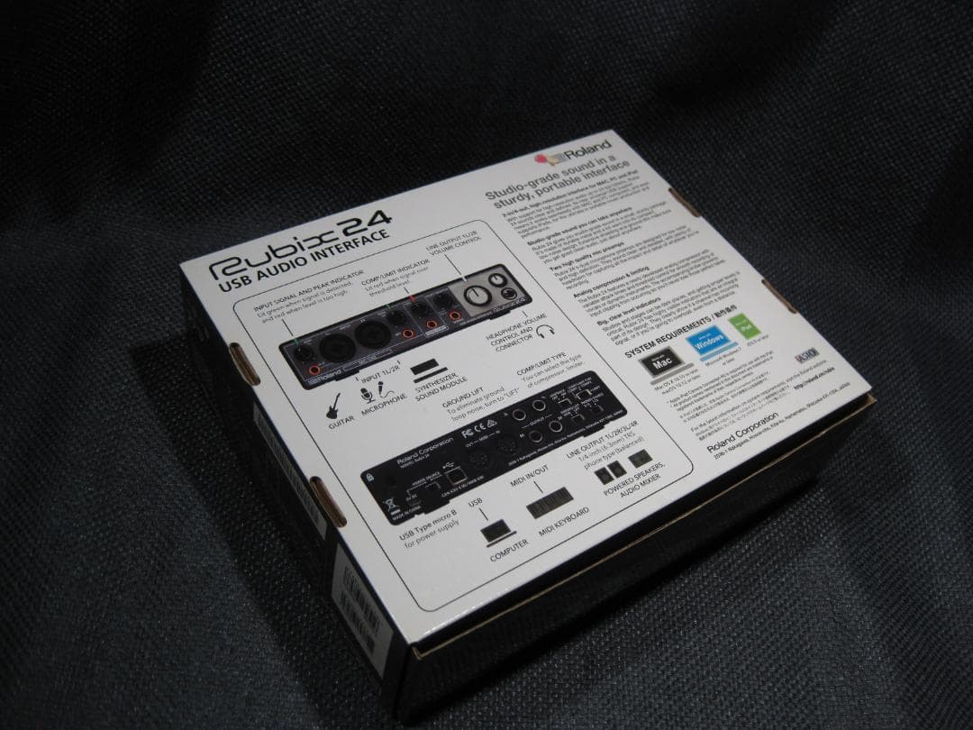 Roland USBオーディオ インターフェース Rubix24 DTM 動作品