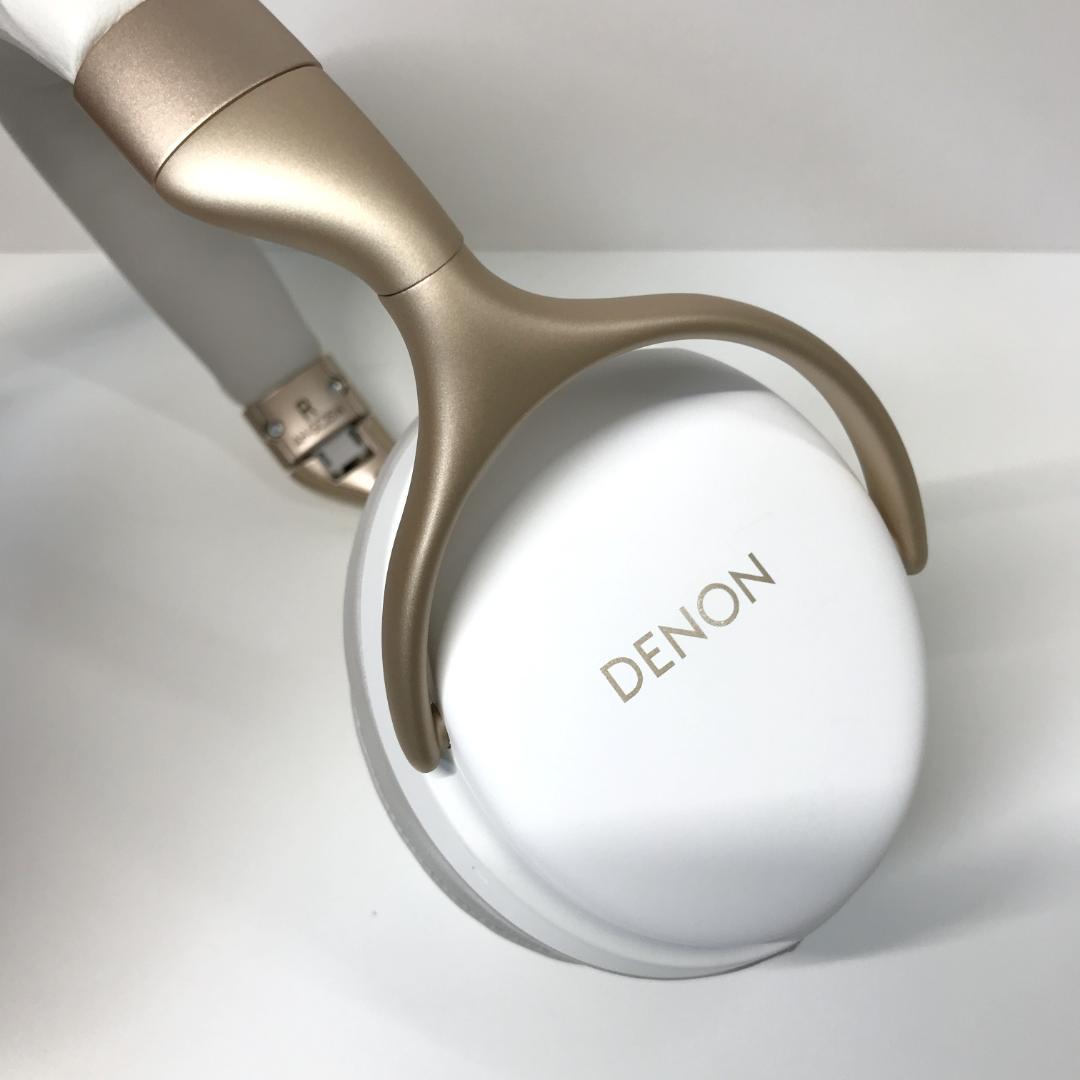 【美品】DENON デノン AH-GC25W ワイヤレスヘッドホン ホワイト