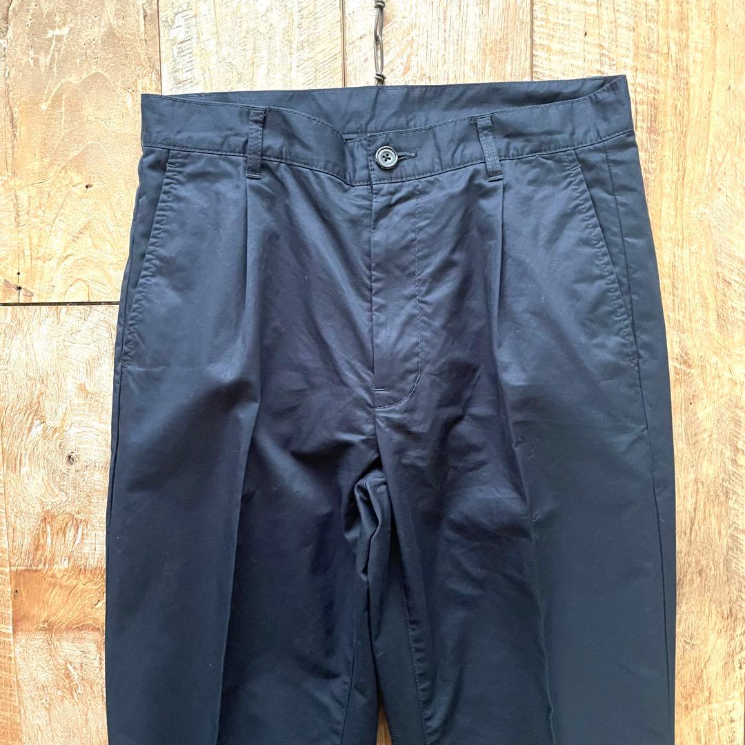 【極美品】BEAMS PLUS 1タック テーパード トラウザーズ パンツ M