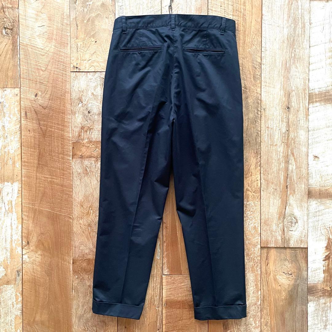 【極美品】BEAMS PLUS 1タック テーパード トラウザーズ パンツ M