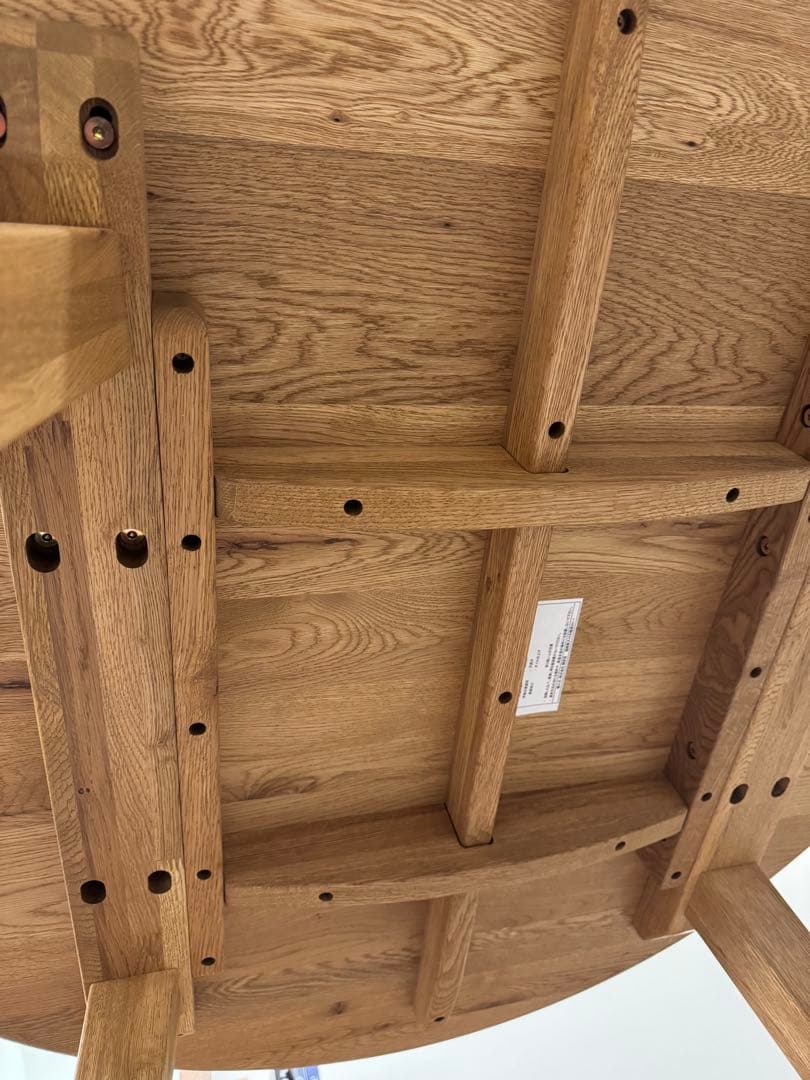 デッケ　オーク材　ダイニングテーブル