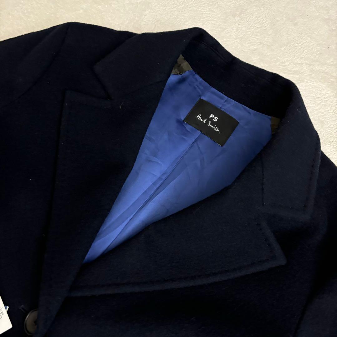 新品未使用 ポールスミス バイカラー カシミヤウール チェスターコート L相当