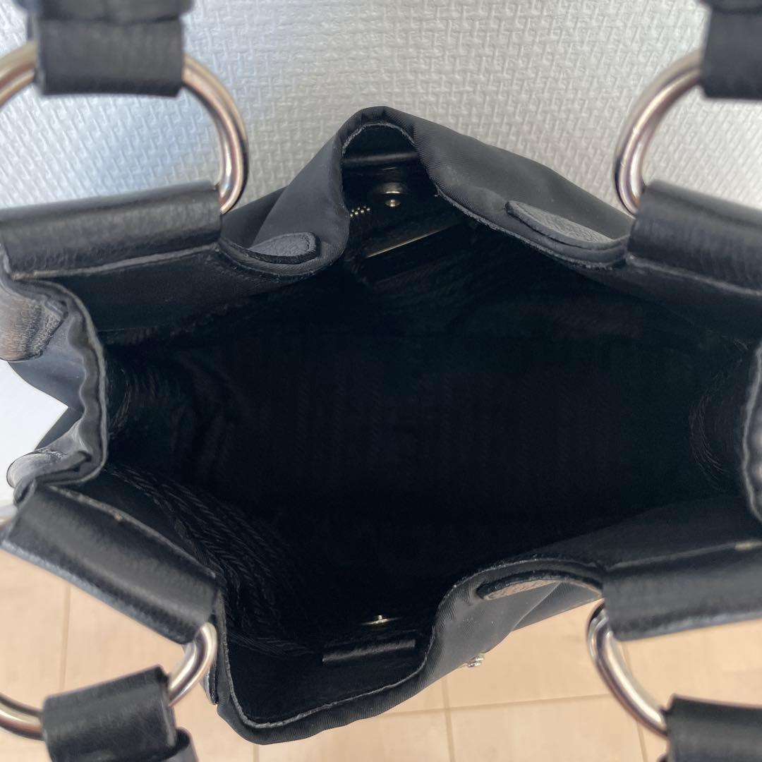 PRADA ショルダーバッグ ブラック ナイロン ワンショルダー プラダ