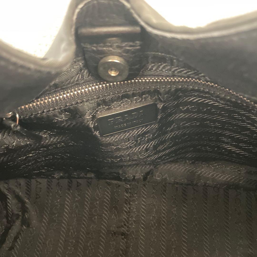 PRADA ショルダーバッグ ブラック ナイロン ワンショルダー プラダ