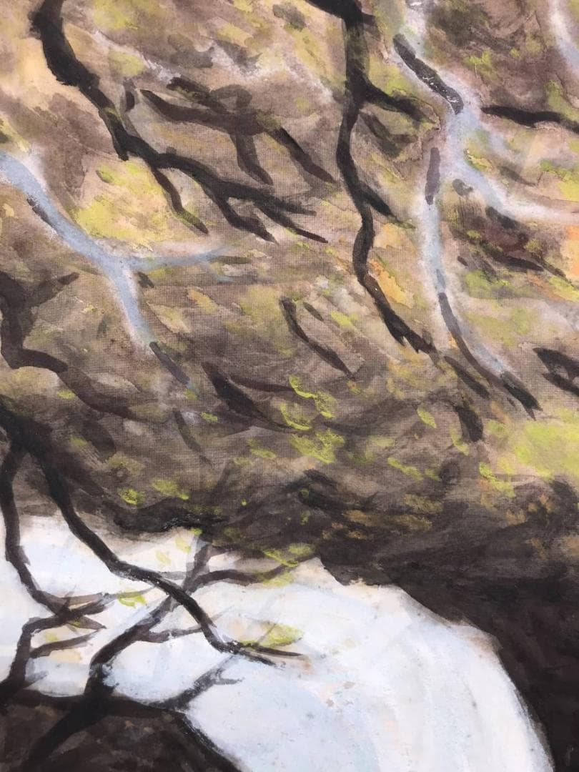 作者不詳/奥瀬図/山水図/横物/掛軸/名家伝来/AB-839