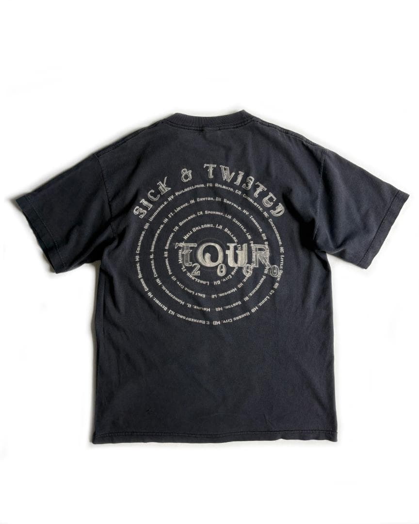 2000 KORN SICK & TWISTED ツアー バンド Tシャツ