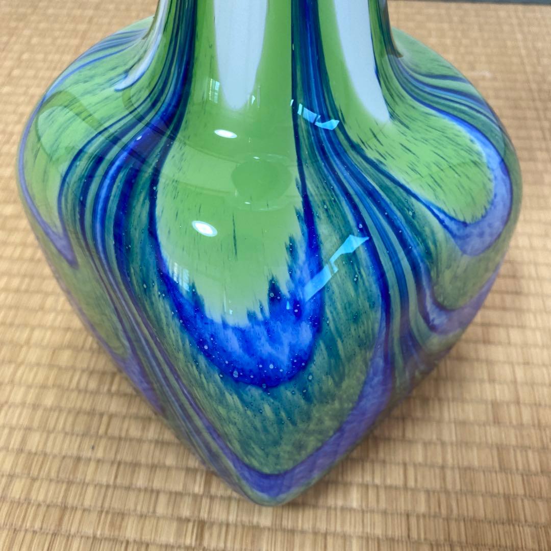 53cm 70`sイタリアヴィンテージハンドメイド花瓶　大型フラワーベース