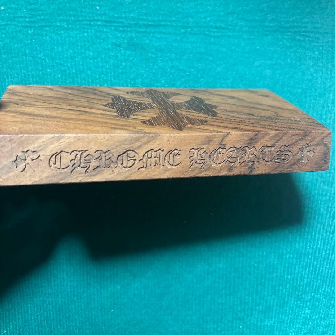 非売品 クロムハーツ ウッドディスプレイ 置物 飾り