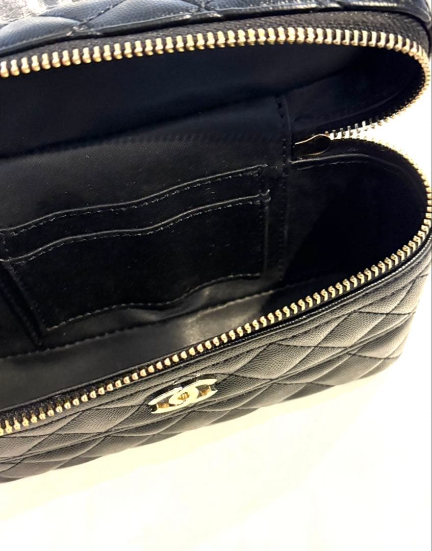 【非売品】CHANEL シャネル ノベルティ ブラックレザーショルダーバッグ