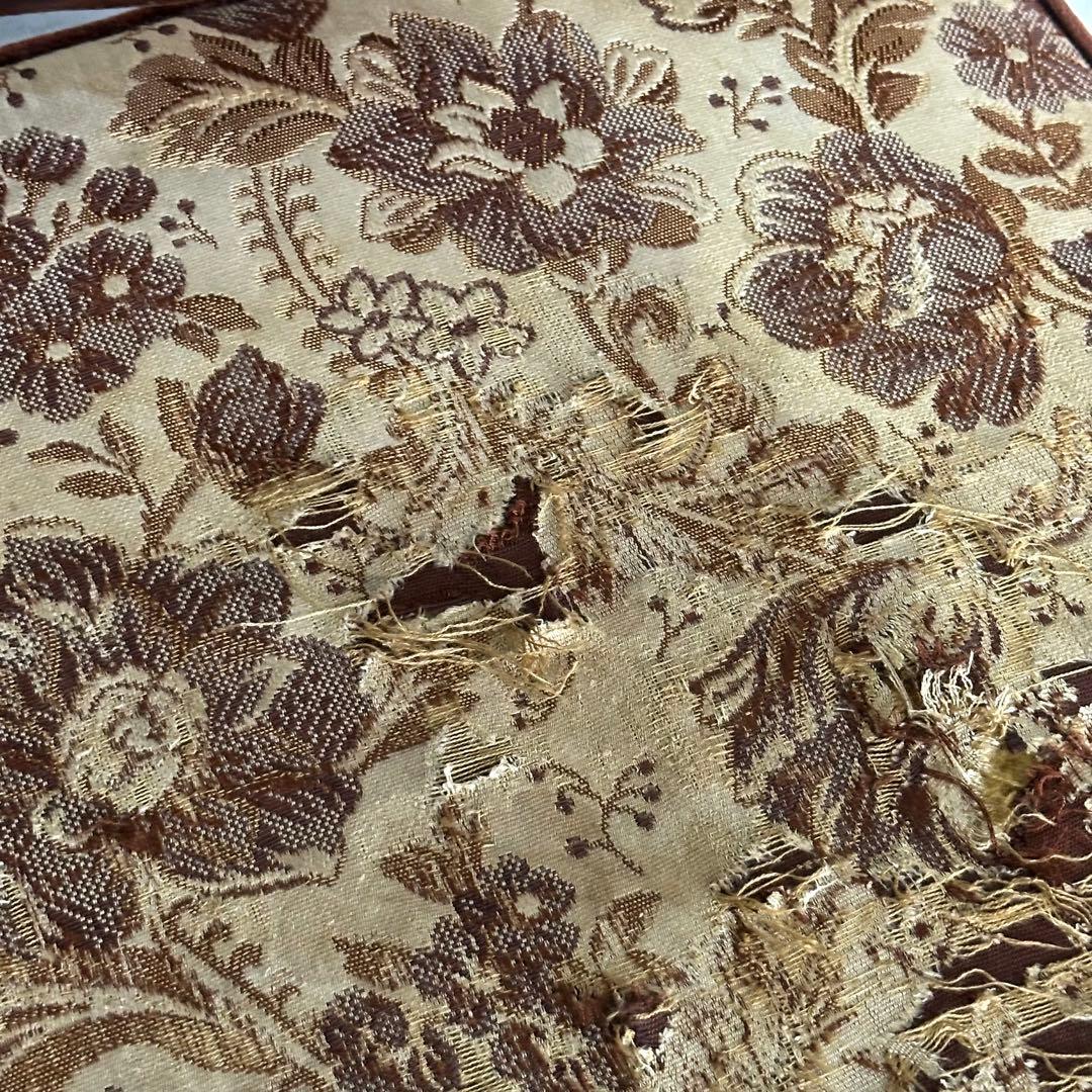 ✦80s✦昭和レトロ ゴブラン織 ヴィンテージ スピンドルチェア 木製 古家具