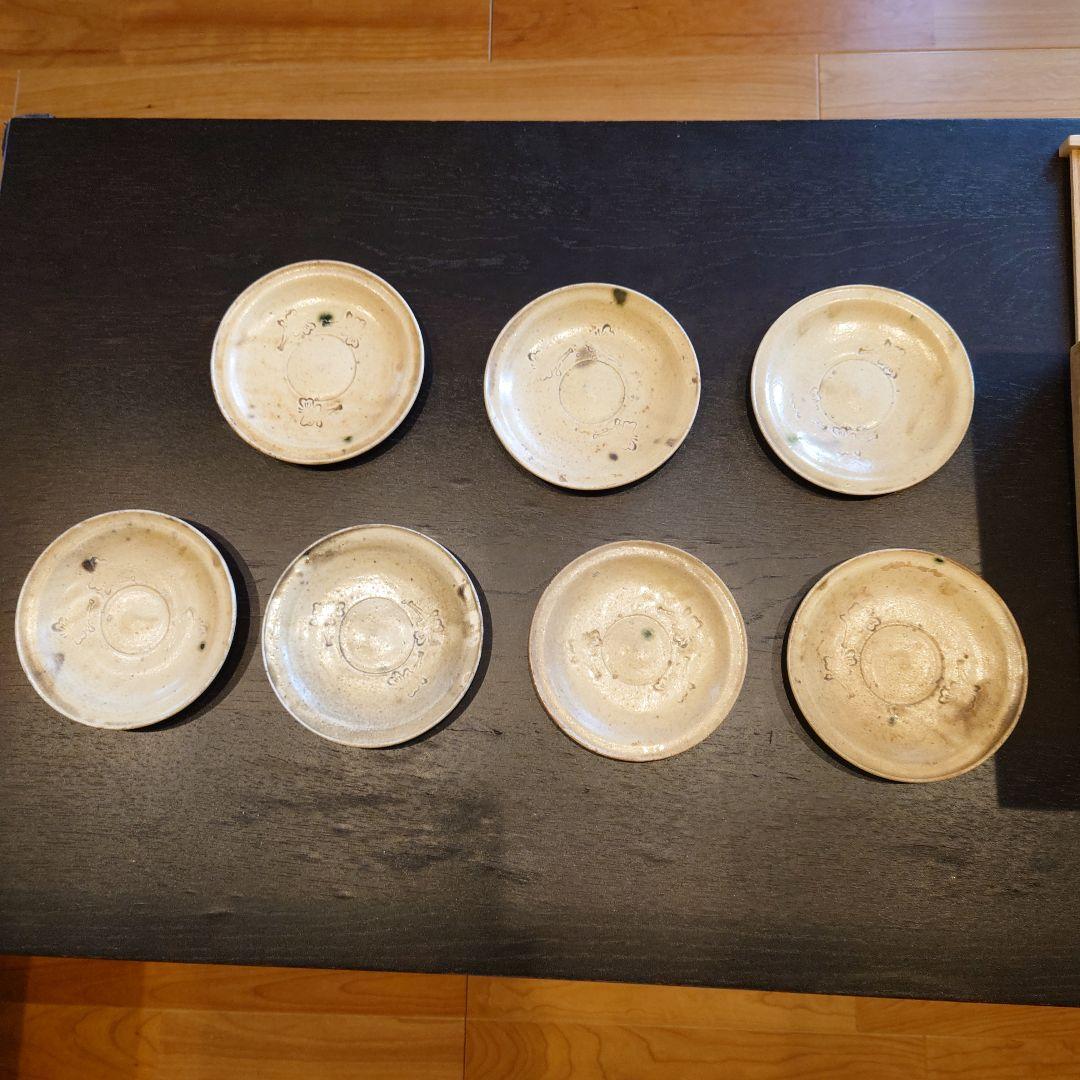 伝世骨董・幻の黄瀬戸中皿（専用桐箱）