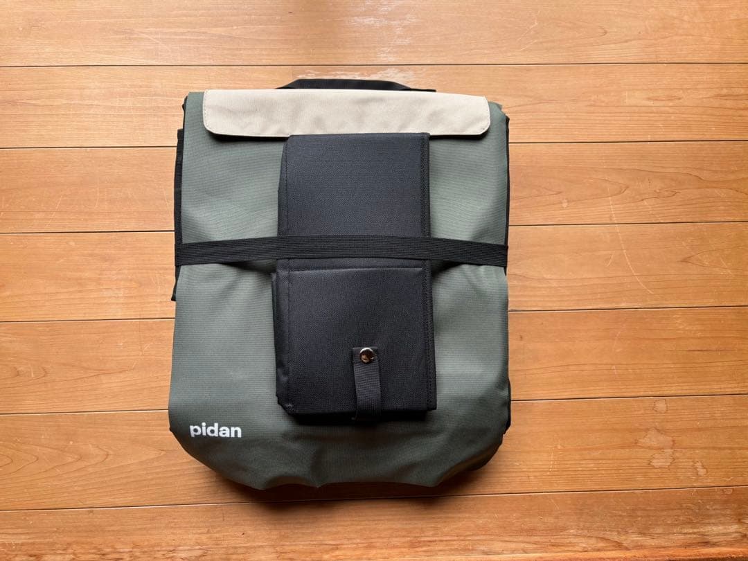 pidan 中型キャリーバッグ グレー/ブラック