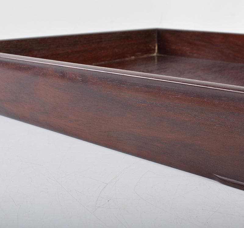 中国　唐木紫檀製　煎茶盆　香盆　V R4394