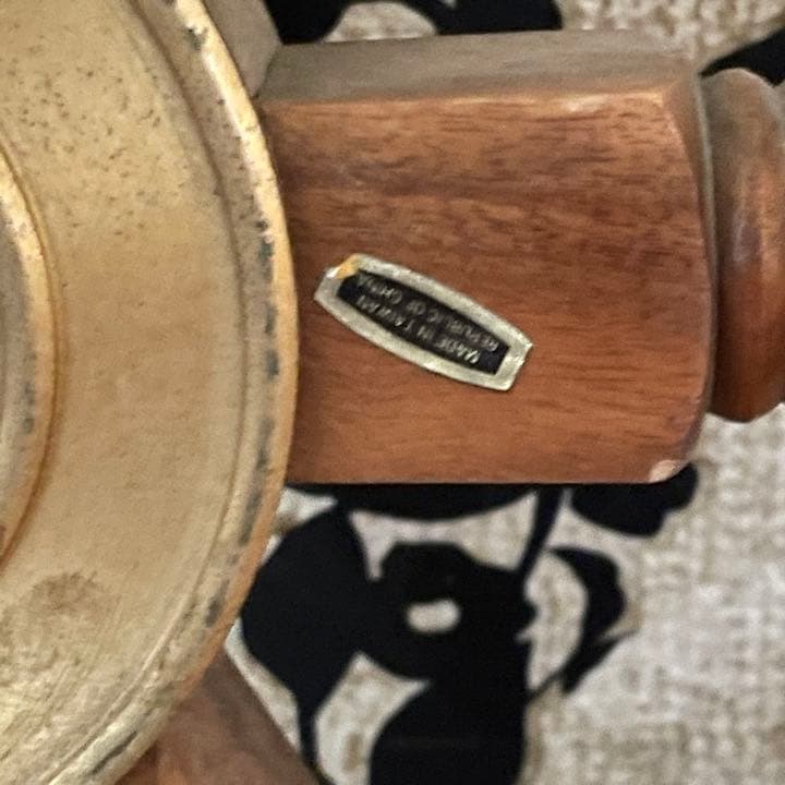 アンティーク  木製ラット  舵輪  舵