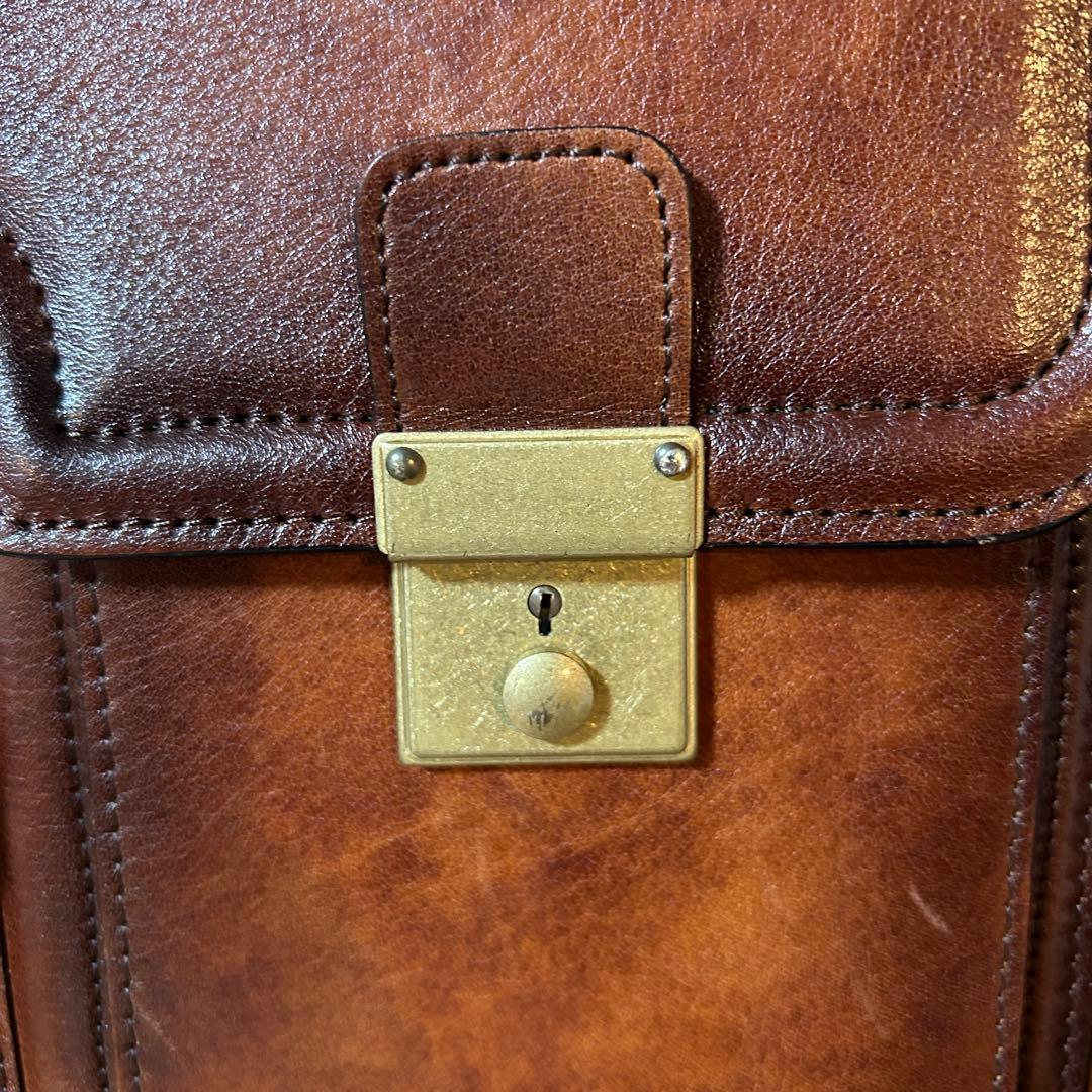 青木鞄 Lugard G3 本革 A4対応 2WAYショルダー5221 ブラウン