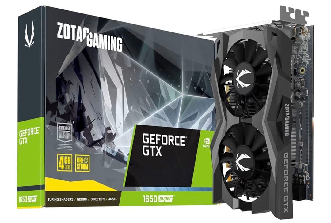 【即日発送】GTX 1650 Super 4GB GDDR6 【ZOTAC)