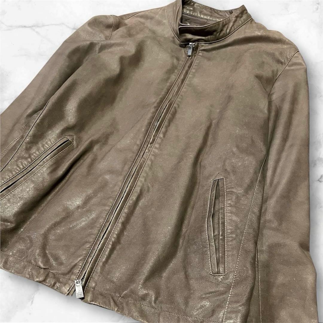 VAZZOLER シングルライダース　VERA PELLE レザー　イタリア製