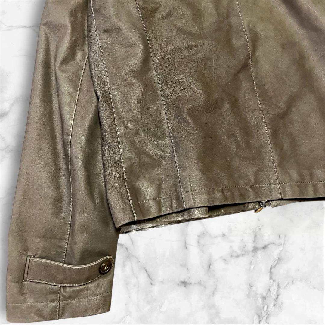 VAZZOLER シングルライダース　VERA PELLE レザー　イタリア製