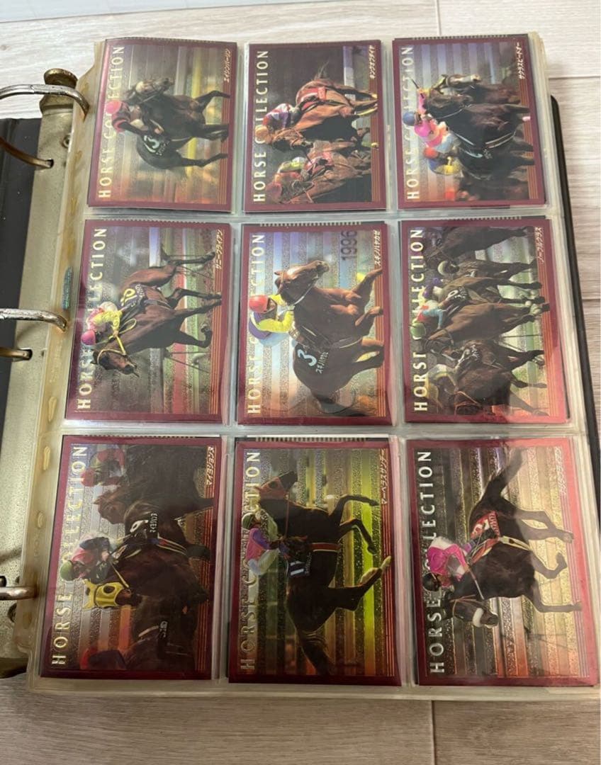 競馬 カード アルバム 大量 まとめて 中央 地方 名馬 伝説
