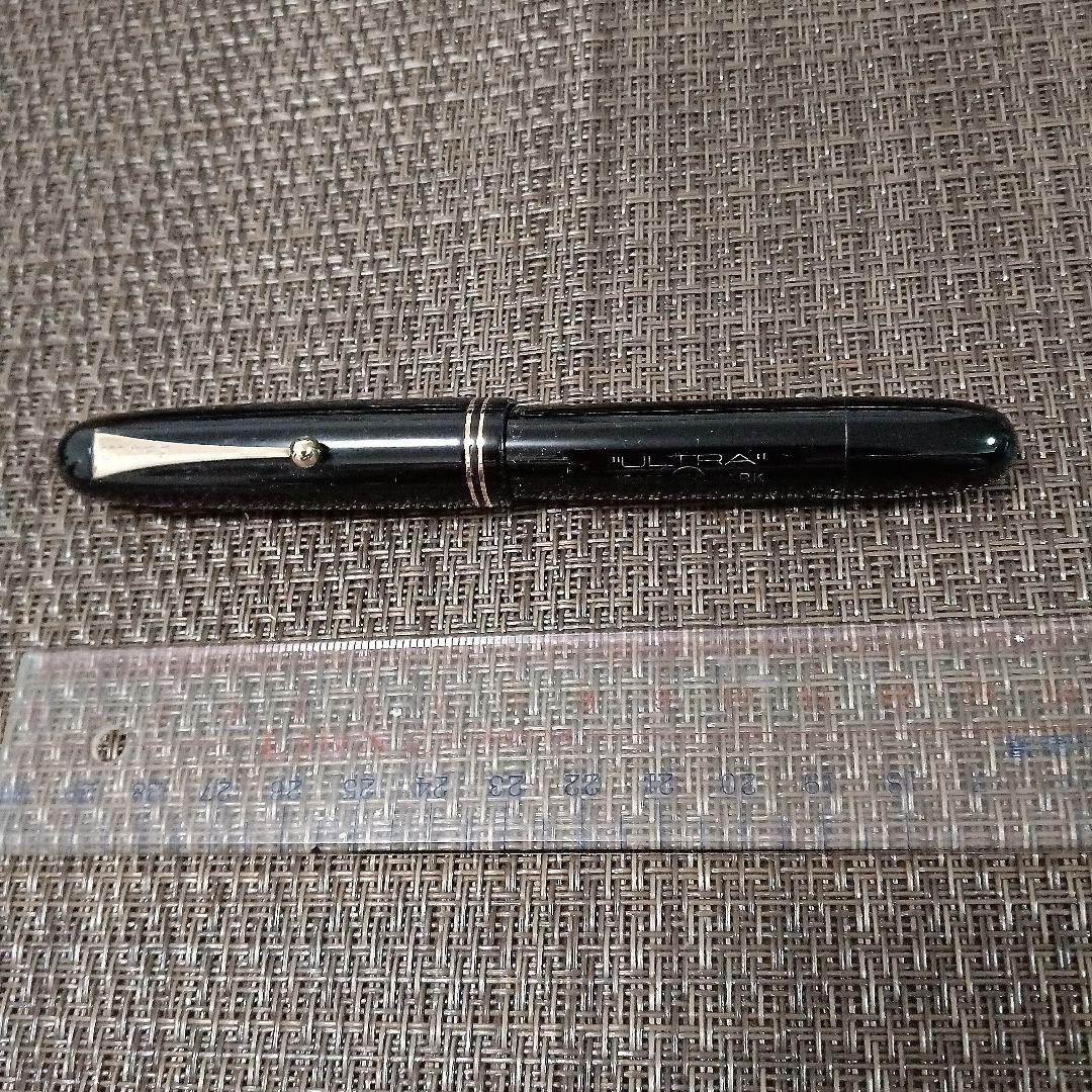 万年筆　ULTRA 　ブラック 　 アンティーク